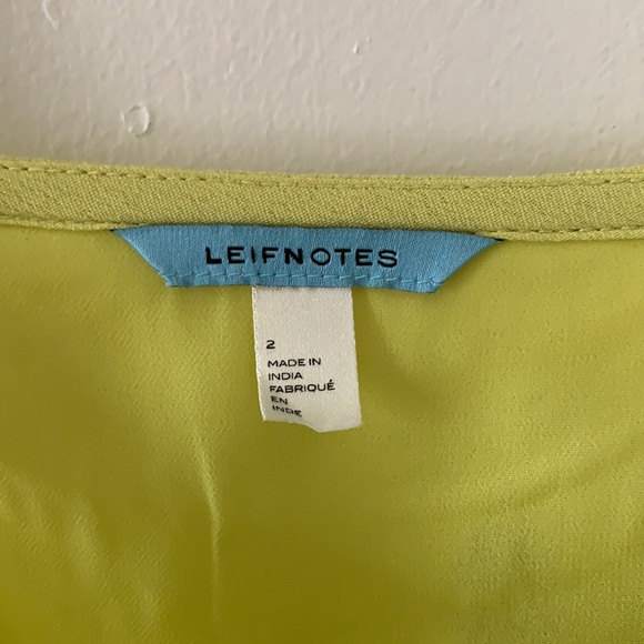 Leifnotes Yellow Embellished Pullover Dress - Picture 3 of 3